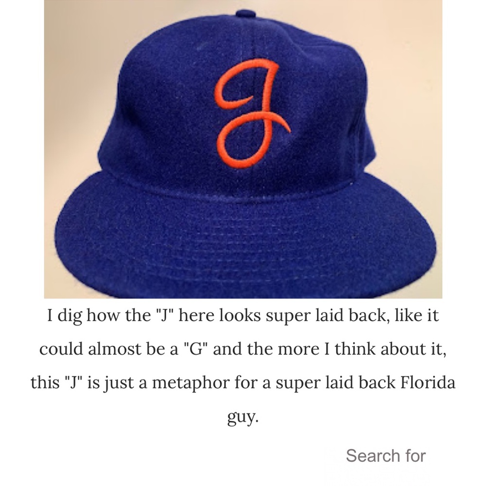 Retro 1968 Jacksonville Suns Ebbets Field Flannels hat